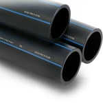 SPS HDPE Pipes PE 100 Pressure 6 Bar Outside Diameter 400 mm Thickness 15.3 mm Black | Saudi Pipes Systems (SPS)
