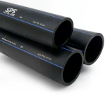 SPS HDPE Pipes PE 100 Pressure 6 Bar Outside Diameter 355 mm Thickness 13.6 mm Black | Saudi Pipes Systems (SPS)