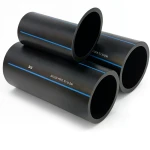 SPS HDPE Pipes PE 100 Pressure 10 Bar Outside Diameter 400 mm Thickness 23.7 mm Black | Saudi Pipes Systems (SPS)