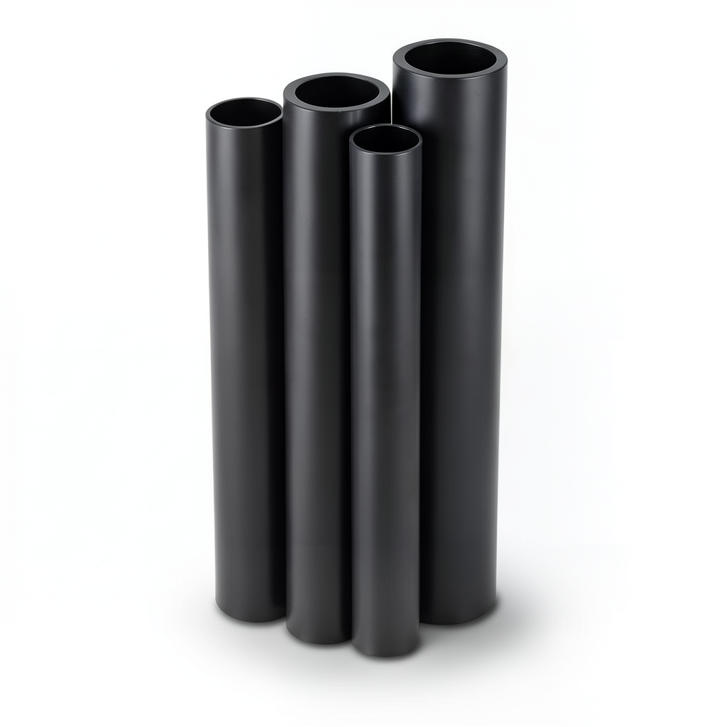 Al-Rajhi HDPE Pipes PE 80 Pressure 12.5 Bar Outside Diameter 160 mm Thickness 14.6 mm Black
