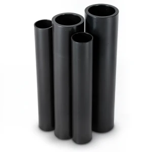 أنابيب HDPE PE 80 ضغط 10 بار قطر خارجي 900 مم سمك 66.1 مم لون أسود