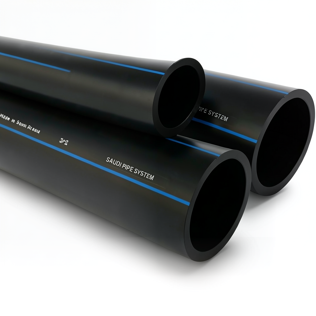 SPS HDPE Pipes PE 100 Pressure 16 Bar OD 400 mm Thickness 36.3 mm Black | Saudi Pipes Systems (SPS)