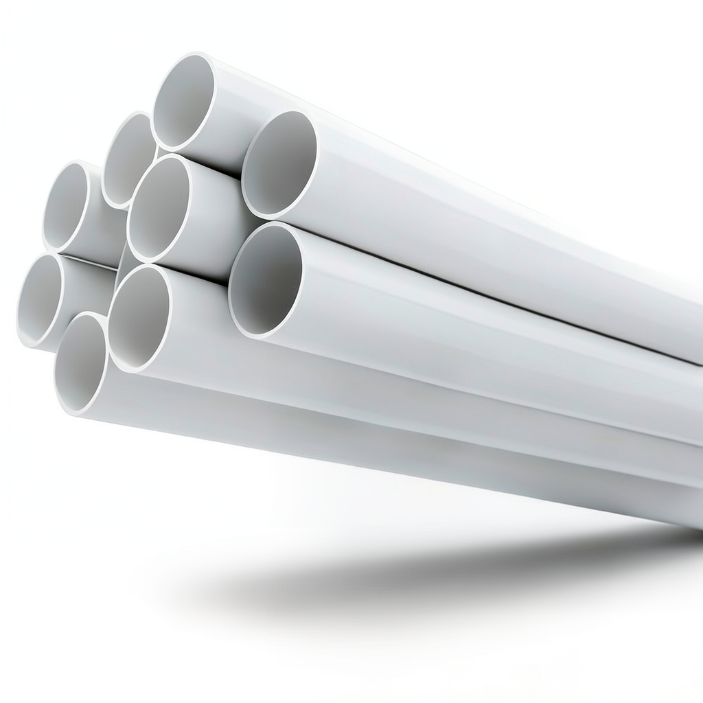 UPVC Pipes 8 Inch Thickness 8.18 mm White Color