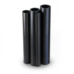 HDPE Pipes PE 80 Pressure 12.5 Bar Outside Diameter 200 mm Thickness 18.2 mm Black