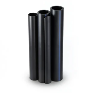 HDPE Pipes PE 80 Pressure 12.5 Bar Outside Diameter 200 mm Thickness 18.2 mm Black