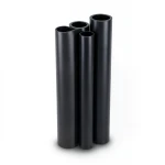 HDPE Pipes PE 80 Pressure 12.5 Bar Diameter 140 mm Thickness 12.7 mm Black