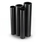 HDPE Pipes PE 80 Pressure 12.5 Bar Diameter 225 mm Thickness 20.5 mm Black