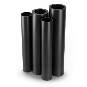 HDPE Pipes PE 80 Pressure 12.5 Bar Diameter 225 mm Thickness 20.5 mm Black