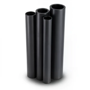 HDPE Pipes PE 80 Pressure 12.5 Bar Diameter 250 mm Thickness 22.7 mm Black