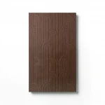 Geometric wall decoration, brown color, length 10 m, width 0.70 m, model Z76042  