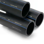 SPS HDPE Pipes PE 100 Pressure 6 Bar Outside Diameter 400 mm Thickness 15.3 mm Black | Saudi Pipes Systems (SPS)