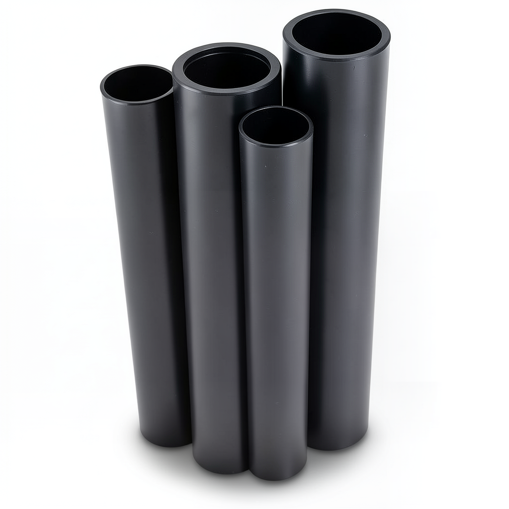 مواسير HDPE PE 80 ضغط 12.5 بار قطر خارجي 315 مم سمك 28.4 مم لون أسود