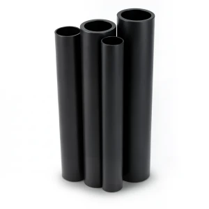 مواسير HDPE PE 80 ضغط 12.5 بار قطر خارجي 180 مم سمك 16.4 مم لون أسود