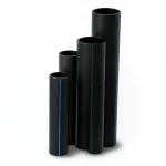 أنابيب HDPE الجودة   SDR17  قطر خارجي 630 مم سمك 37.4 مم لون اسود