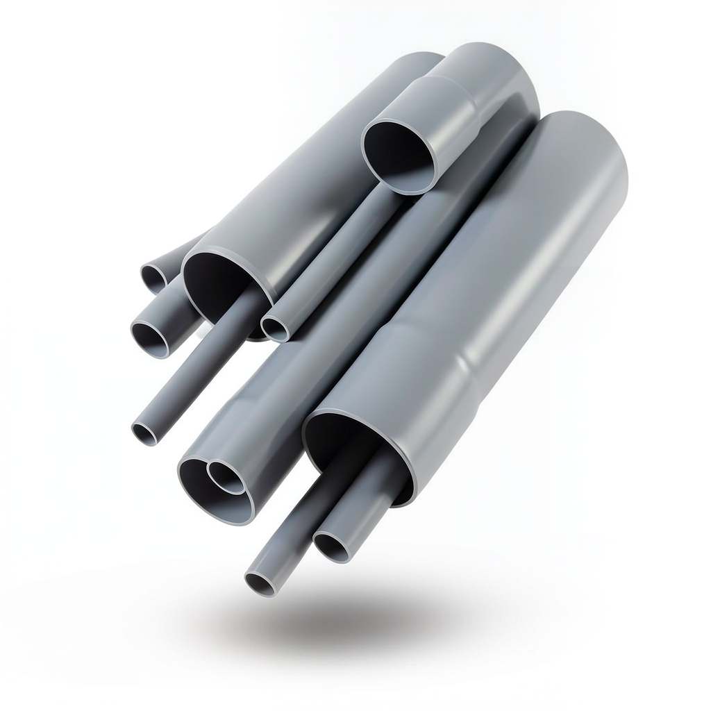UPVC Pipes Outside Diameter 280 mm Thickness 8.2 mm Gray Color