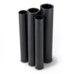 مواسير HDPE PE 80 ضغط 12.5 بار قطر 280 مم سمك 25.4 مم لون أسود