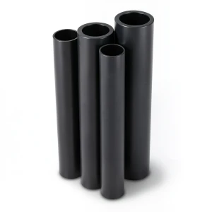 مواسير HDPE PE 80 ضغط 12.5 بار قطر 280 مم سمك 25.4 مم لون أسود