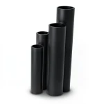 HDPE Pipes Nominal Pressure 20 Bar Outside Diameter 200 mm Thickness 33.2 mm Black