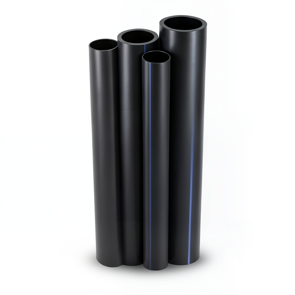 HDPE Pipes PE 80 Pressure 12.5 Bar Outside Diameter 355 mm Thickness 32.2 mm Black