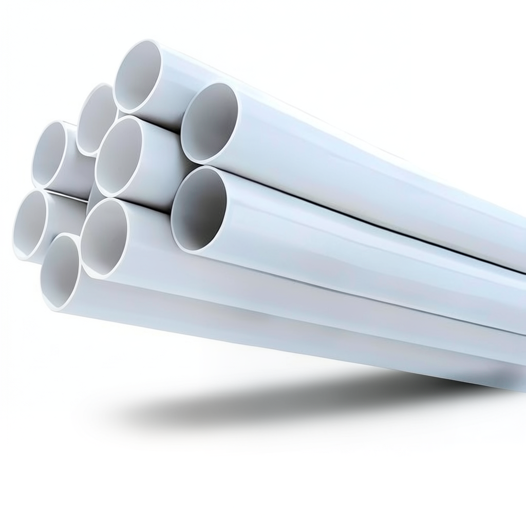 UPVC Pipes 3 Inch Thickness 5.49 mm White Color