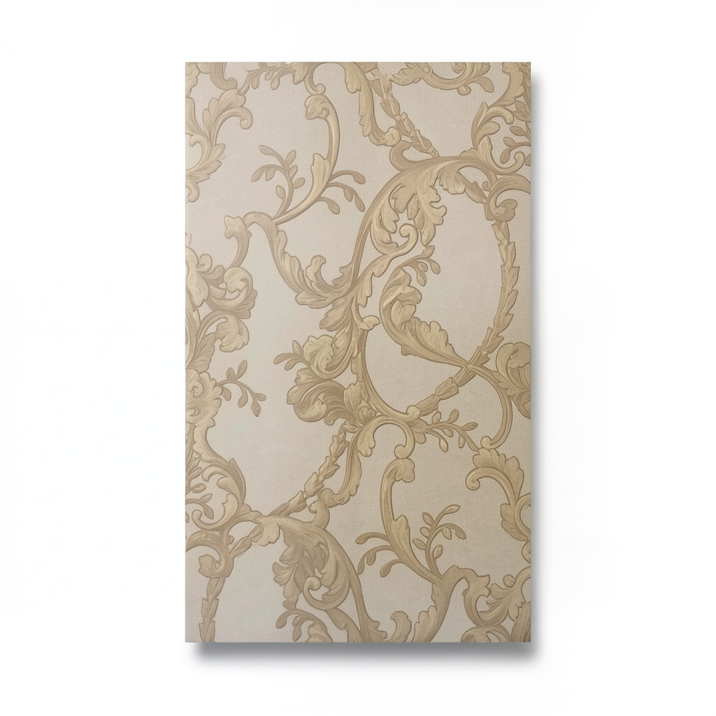Classic Wall Covering Length 10m, Light Brown Color