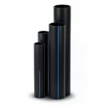 أنابيب HDPE الجودة   SDR17  قطر خارجي 160 مم سمك 9.5 مم لون اسود