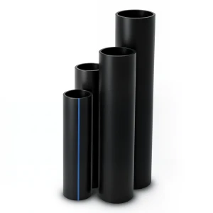 أنابيب HDPE ضغط اسمي 20 بار قطر خارجي 32 مم سمك 5.4 مم لون أسود
