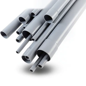 UPVC Pipes Outside Diameter 40 mm Thickness 1.8 mm Gray Color