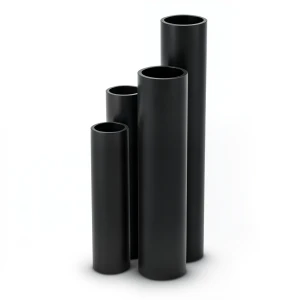 أنابيب HDPE ضغط 20 بار قطر خارجي 75 مم سمك 12.5 مم لون أسود