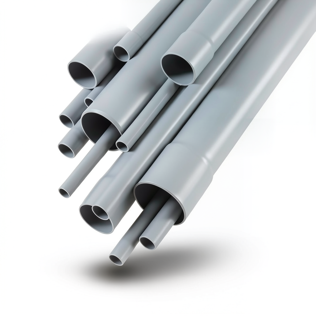 UPVC Pipes Outside Diameter 75 mm Thickness 2.2 mm Gray Color