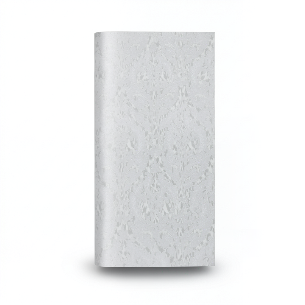 Classic Wallpaper Length 10m, Width 0.70m, Pale Gray Color, Model 15059