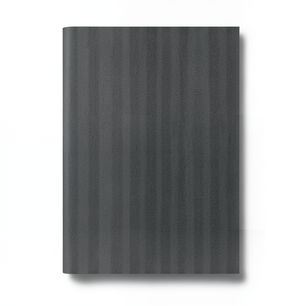 Striped Wallpaper 10m x 0.70m Dark Gray, Model 13009
