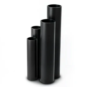 أنابيب HDPE ضغط 20 بار قطر خارجي 140 مم سمك 23.3 مم لون أسود