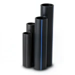 HDPE Pipes Nominal Pressure 20 Bar Outside Diameter 200 mm Thickness 33.2 mm Black