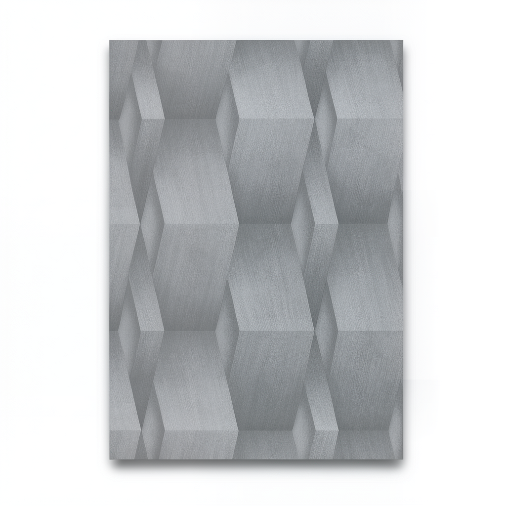 German Geometric Wall Covering 10m x 0.53m Gray, Model 10046-10