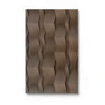 Geometric Wall Decoration 10m x 0.53m Brown Color, Model 10046-30