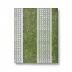 Italian Wallpaper Green Color Striped Design, Size 10mx0.70m, Model rc17043