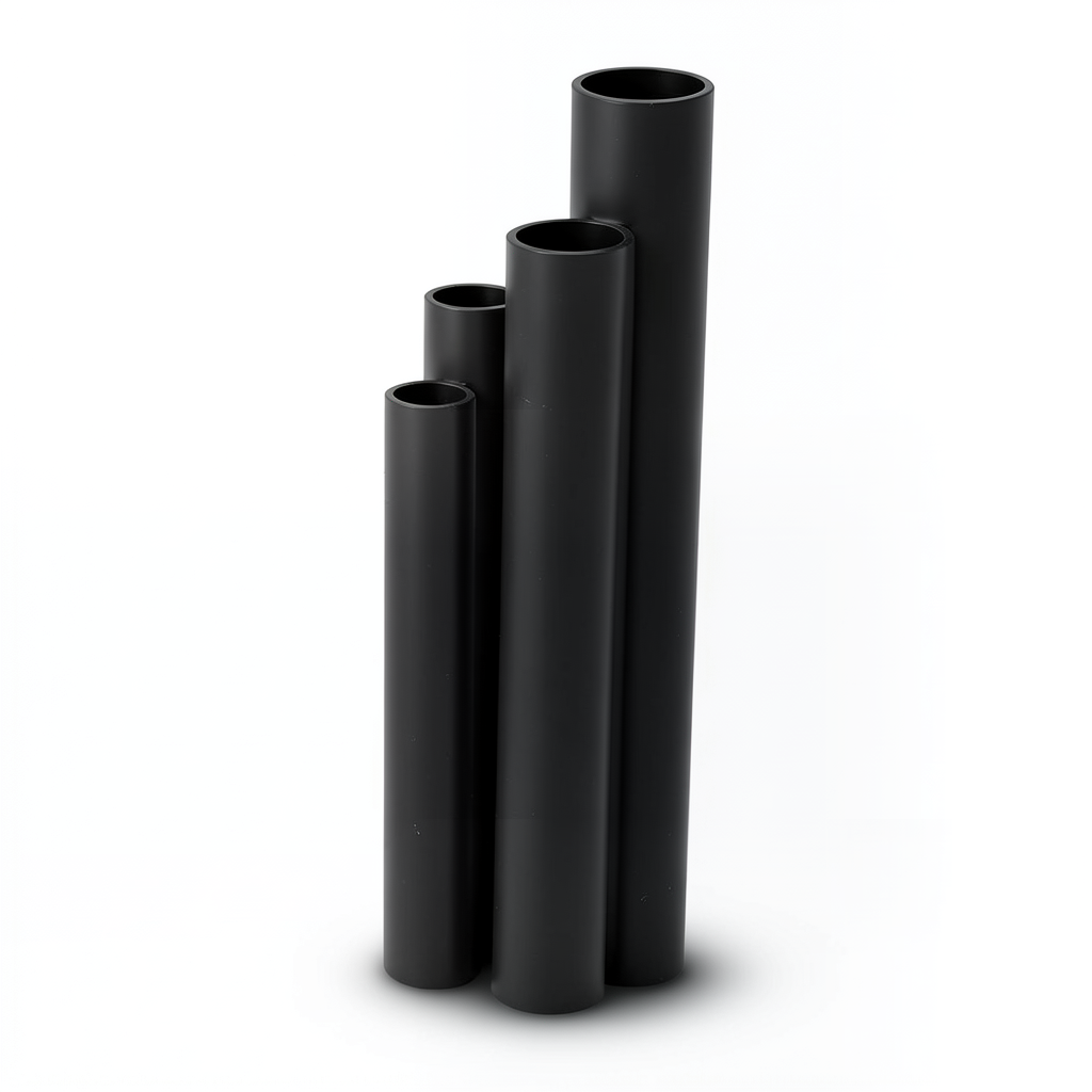 مواسير HDPE SDR 5 قطر خارجي 12 مم سمك 2.4 مم لون أسود