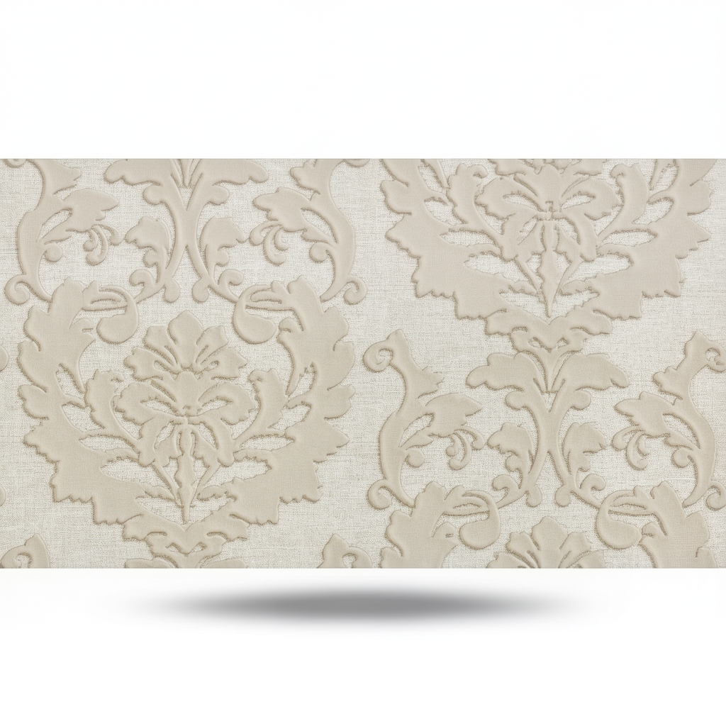 Italian Wallpaper Classic Design Beige Color, 10m x 1.06m, Model 38028