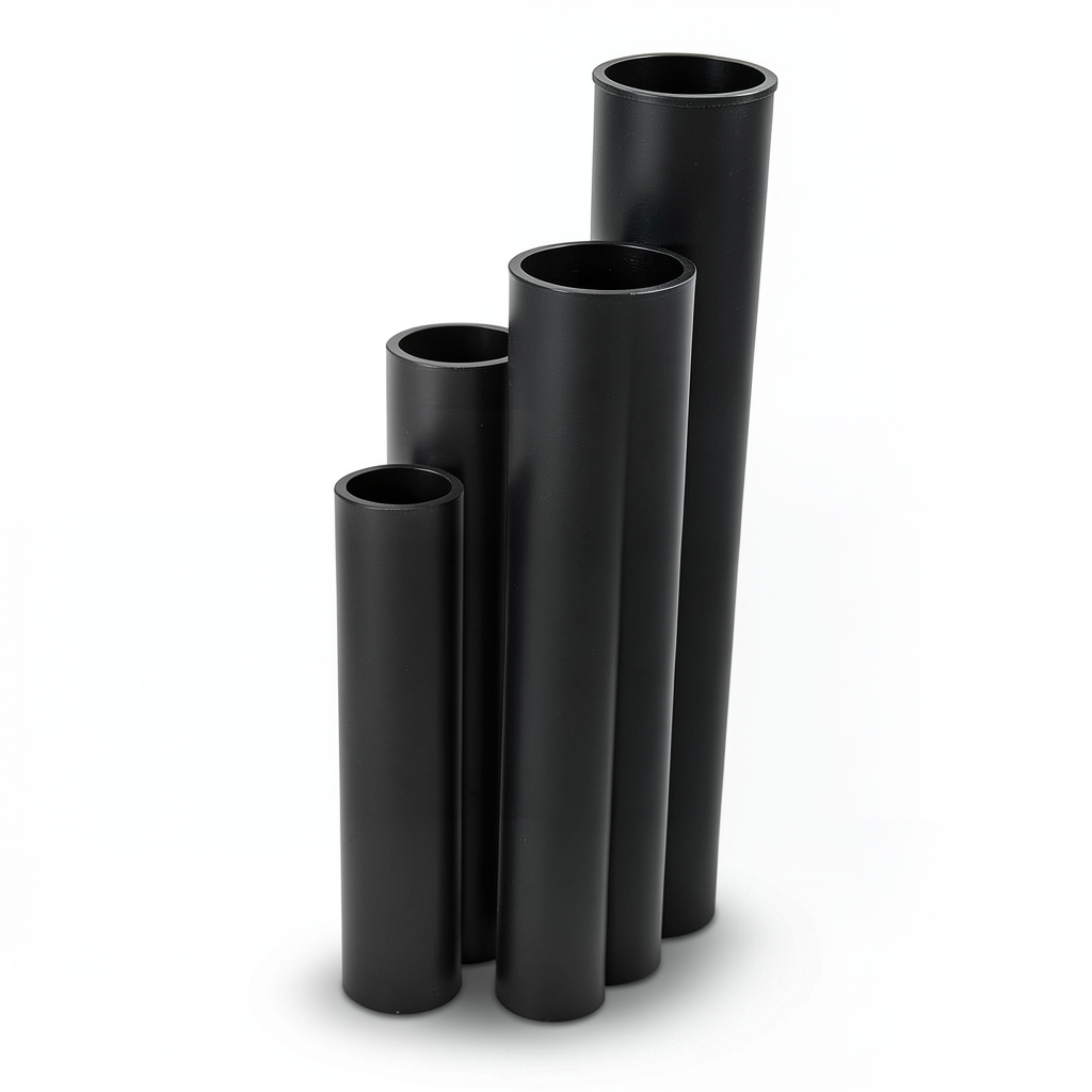 أنابيب HDPE SDR 5 قطر خارجي 20 مم سمك 4.1 مم لون أسود