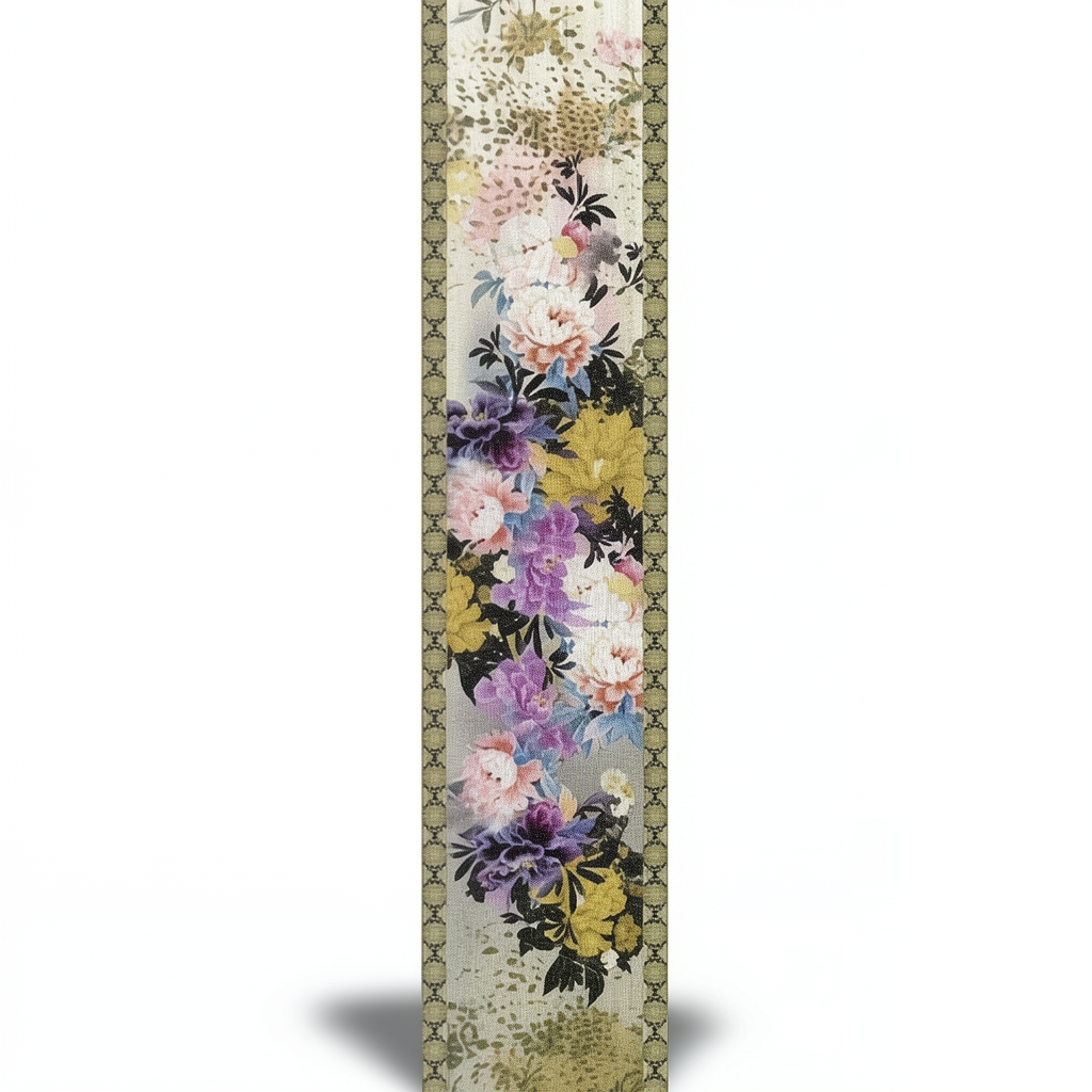 Italian Wallpaper Multi Colors Floral Design, Size 10m x 0.70m, Model 15211