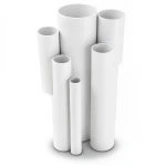 مواسير UPVC ضغط 10 بار قطر خارجي 630 مم سمك 30 مم لون أبيض