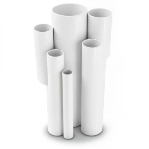 مواسير UPVC ضغط 10 بار قطر خارجي 630 مم سمك 30 مم لون أبيض
