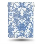 Classic Wallpaper Length 10m, Width 0.70m, Blue Color, Model 15065