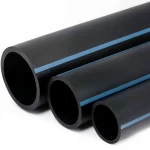 مواسير HDPE الوطني لشبكات المياه الغير مضغوطة  ضغط 2 بار قطر خارجي 125 مم سمك 1.8 مم لون اسود