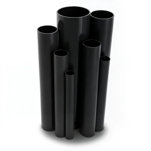 مواسير UPVC ضغط 2.5 بار قطر 630 مم سمك 5 مم لون أسود