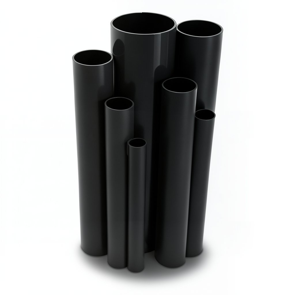 مواسير UPVC ضغط 2.5 بار قطر 630 مم سمك 5 مم لون أسود