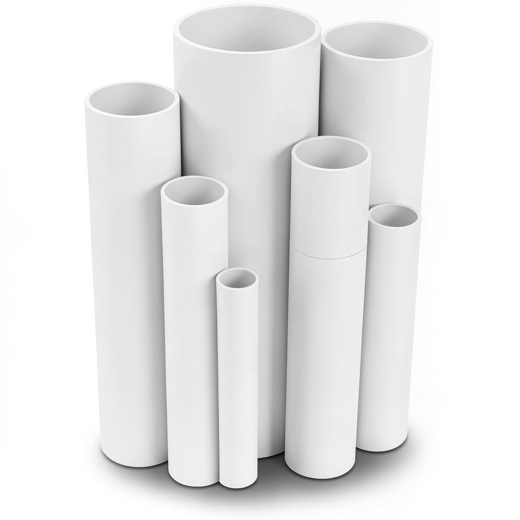 UPVC Pipes Pressure 16 Bar Outside Diameter 140 mm Thickness 10.4 mm White