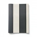 Italian Wallpaper Dark Gray With Beige Color Striped Design, Size 10mx0.70m, Model rc17036