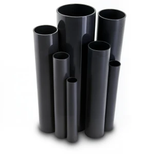UPVC Pipes 2.5 Bar Pressure 800 mm Diameter 6.4 mm Thickness Black